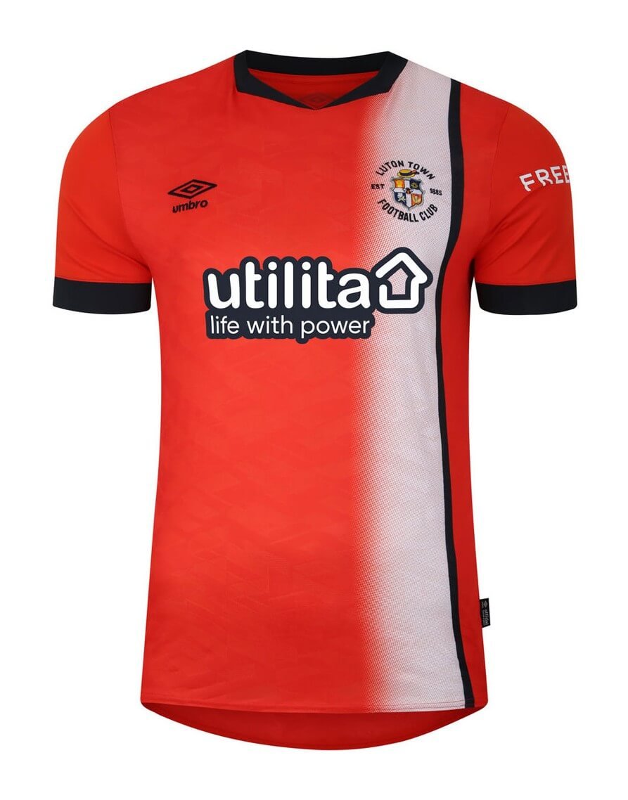 MPAZq1QKVFFDj6X Camisa Luton Town Home Laranja 2023/24 Masculina