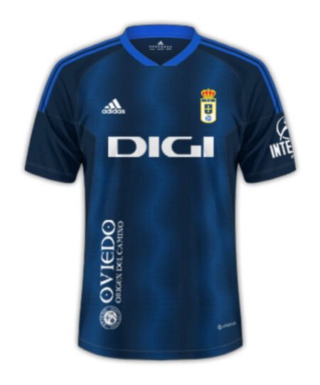 Camisa Real Oviedo Azul 2022/23 Masculina