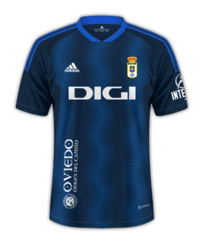 RCOKkL5k2NzDZSu Camisa Real Oviedo Azul 2022/23 Masculina