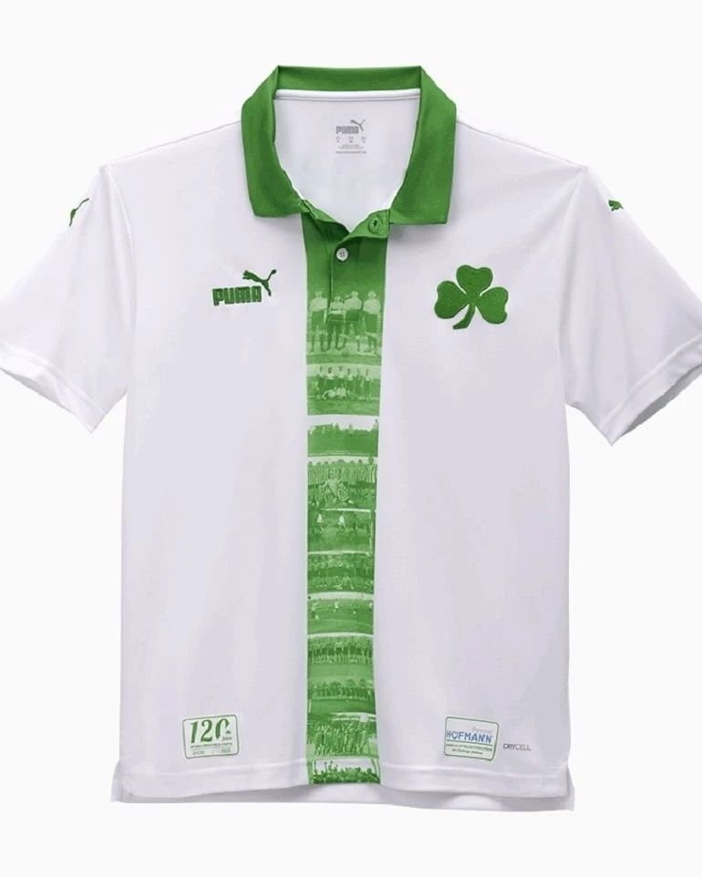 Nova Camisa Greuther Fürth Branca 120 Anos 2023/24 Masculina Nova Camisa Greuther Fürth Branca 120 Anos 2023/24 Masculina