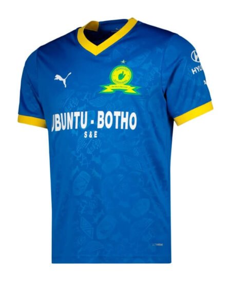 Camisa Mamelodi Sundowns Away Azul 2022/23 Masculina