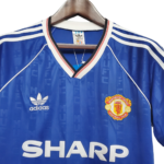 Camisa Manchester United Third Azul 1988/89 Masculina