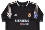Camisa Real Madrid Away Preta 2004/05 Masculina