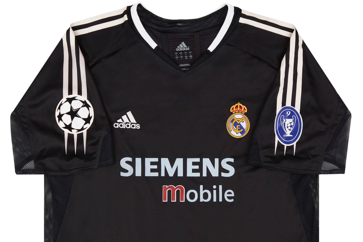 Camisa Real Madrid Away Preta 2004/05 Masculina Camisa Real Madrid Away Preta 2004/05 Masculina