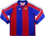 Camisa Barcelona Home 1992 Manga Longa Masculina