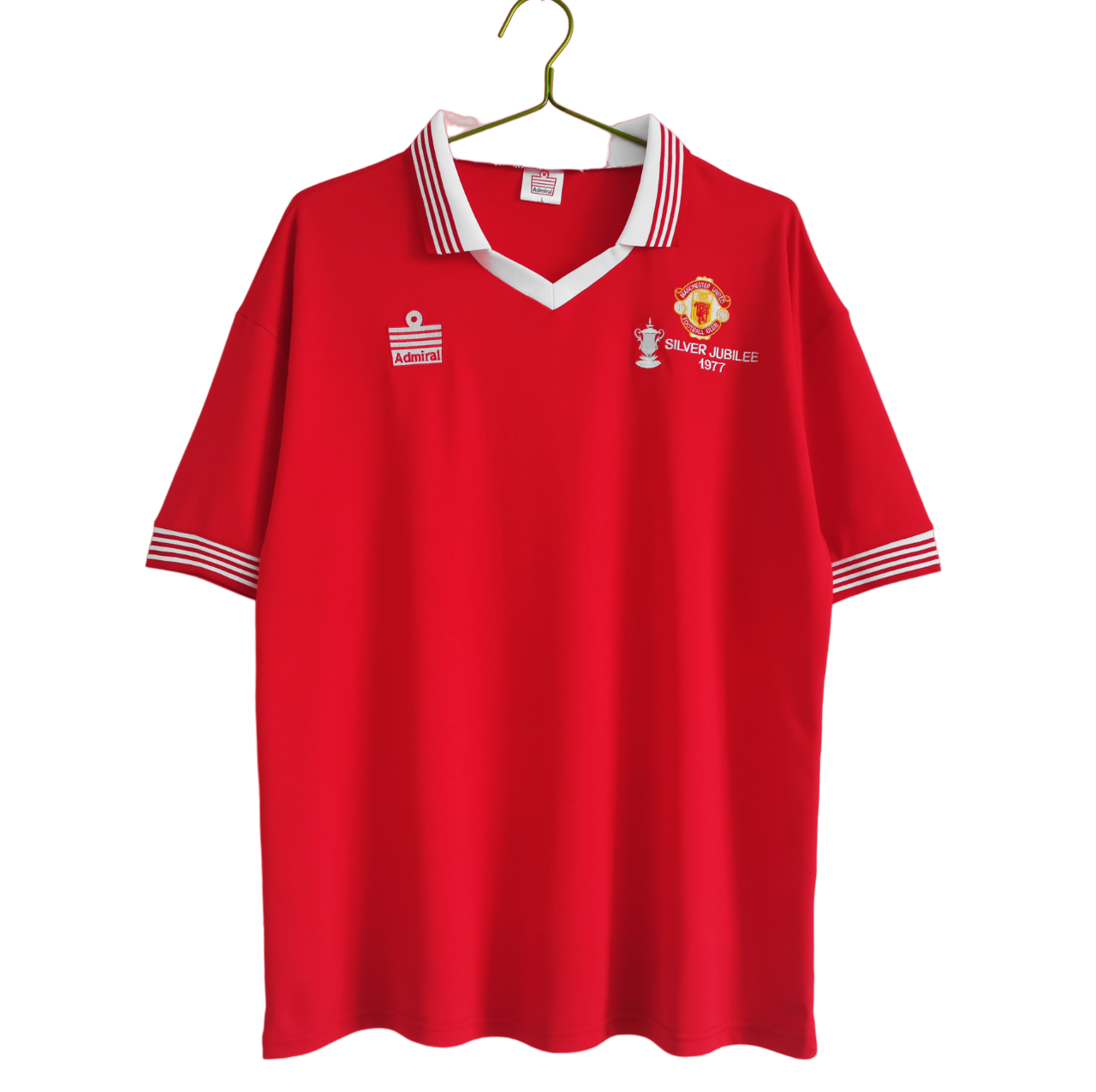 Camisa Manchester United Home Vermelho 1977 Masculina Camisa Manchester United Home Vermelho 1977 Masculina