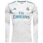 Camisa Real Madrid Branca 2017/18 Manga Longa