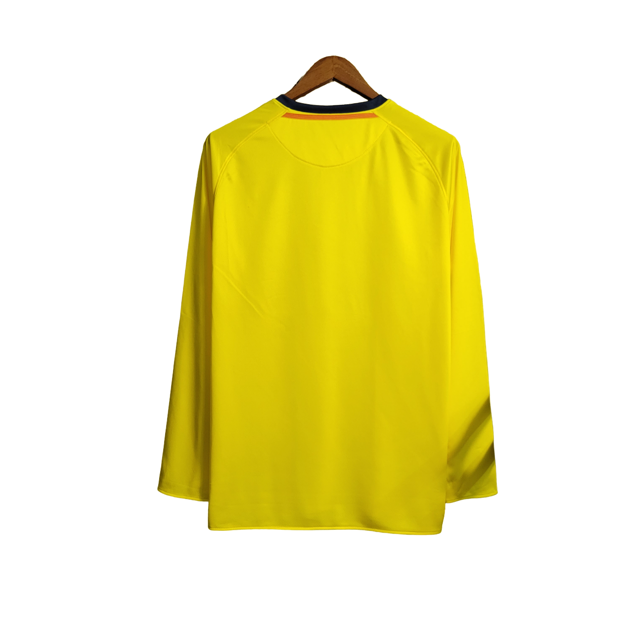 d645c74b-PhotoRoom.png-PhotoRoom Camisa Barcelona Away Amarela 2008/09 Manga Longa