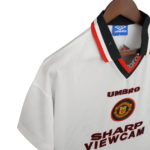 Camisa Manchester United Away Branca 1996/97 Masculina