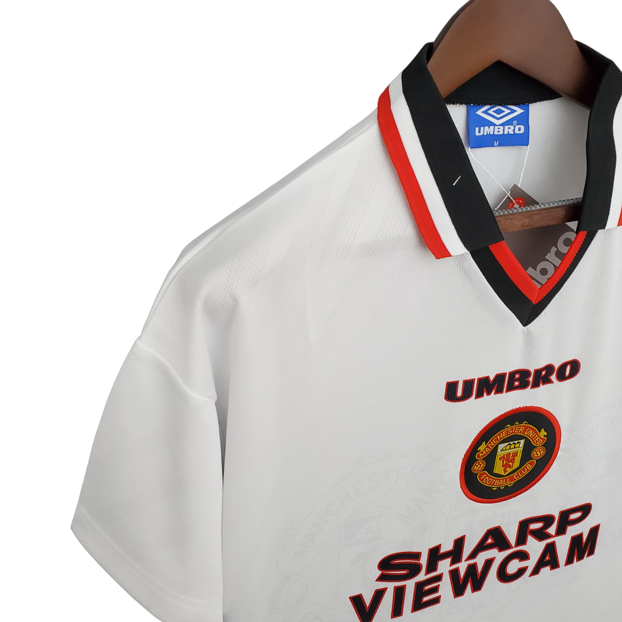 Camisa Manchester United Away Branca 1996/97 Masculina Camisa Manchester United Away Branca 1996/97 Masculina
