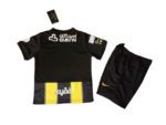 Kit Infantil AL-ittihad Amarela/Preta Home 2023/24 Unissex