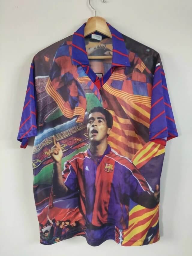 f4f19b4f Camisa Barcelona Romário Retrô