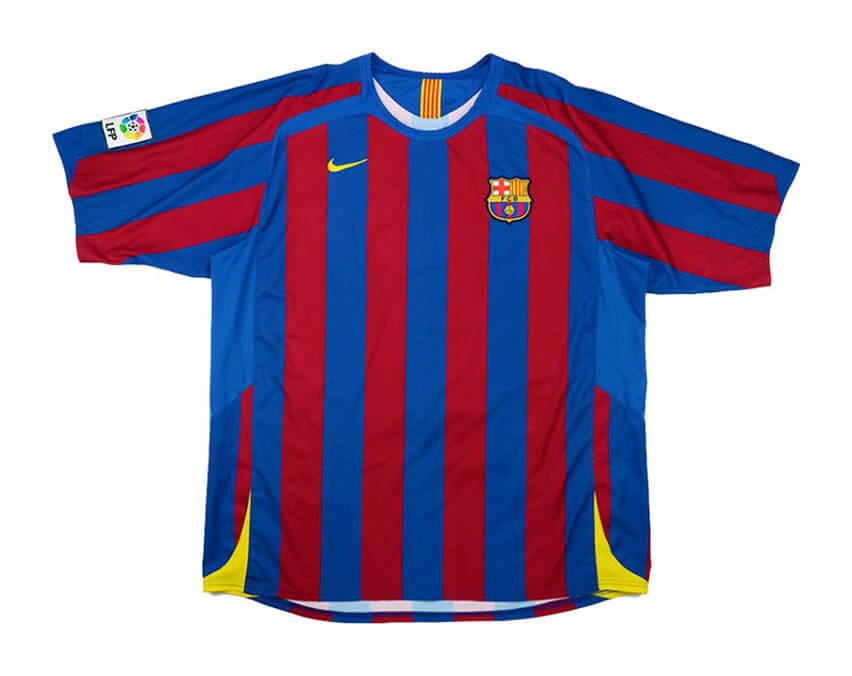 Camisa Barcelona Home 2005/06 Masculina Camisa Barcelona Home 2005/06 Masculina