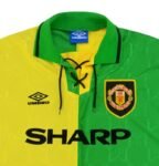 Camisa Manchester United Away Verde/Amarelo 1992 Masculina