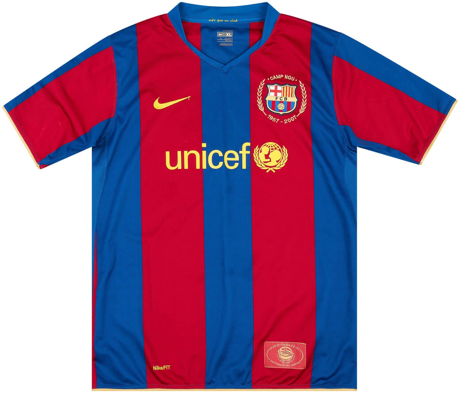Camisa Barcelona Home 2007/08 Masculina Camisa Barcelona Home 2007/08 Masculina