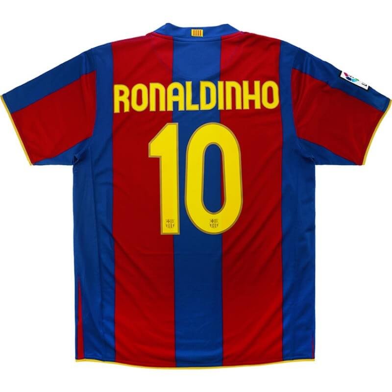 Camisa Barcelona Home 2007/08 Masculina Camisa Barcelona Home 2007/08 Masculina