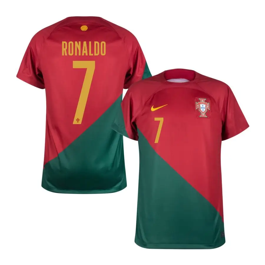 Camisa CR7 Portugal Vermelha Copa do Mundo 2023 Camisa CR7 Portugal Vermelha Copa do Mundo 2023