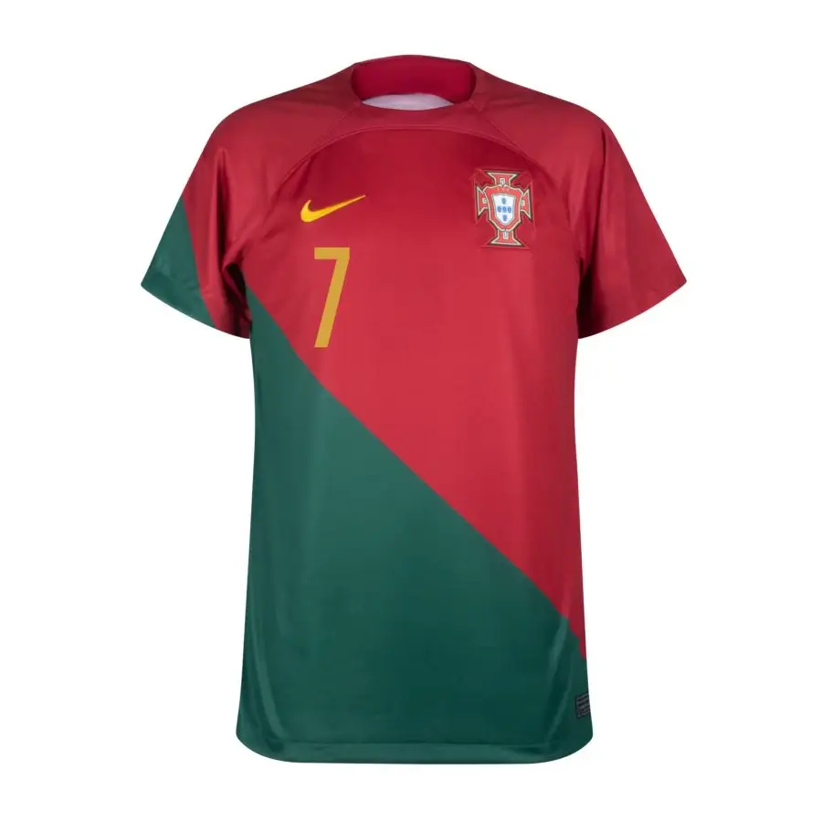 Camisa CR7 Portugal Vermelha Copa do Mundo 2023 Camisa CR7 Portugal Vermelha Copa do Mundo 2023