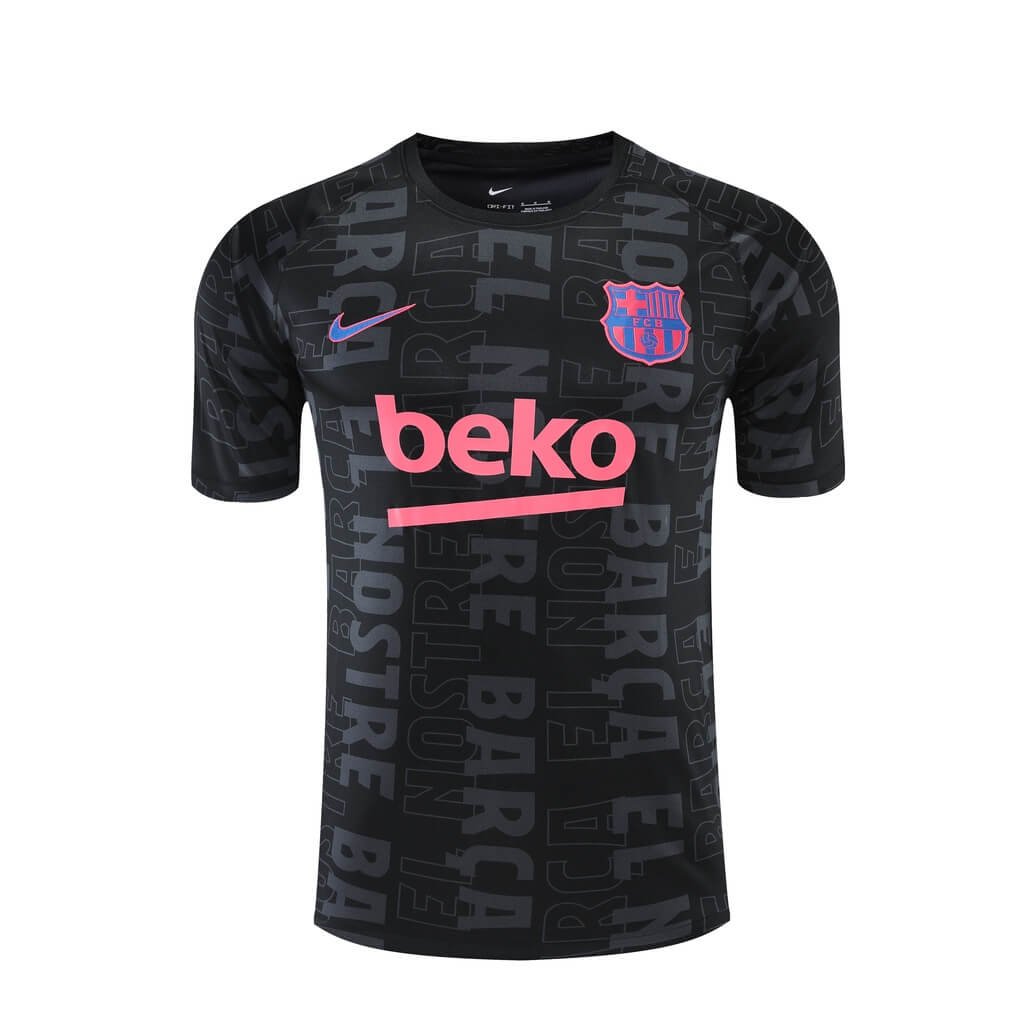 Camisa Barcelona Treino Preta 2022/23 Masculina Camisa Barcelona Treino Preta 2022/23 Masculina
