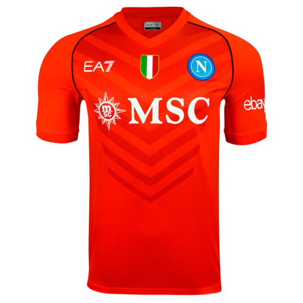 ssc-napoli-gk-orange-match-shirt-20232024 Camisa Napoli Laranja Goleiro 2023/24 Masculina