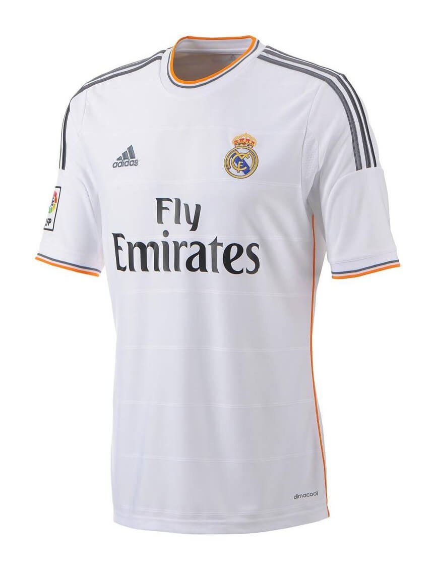 Camisa Real Madrid Home Branca 2013/14 Masculina Camisa Real Madrid Home Branca 2013/14 Masculina