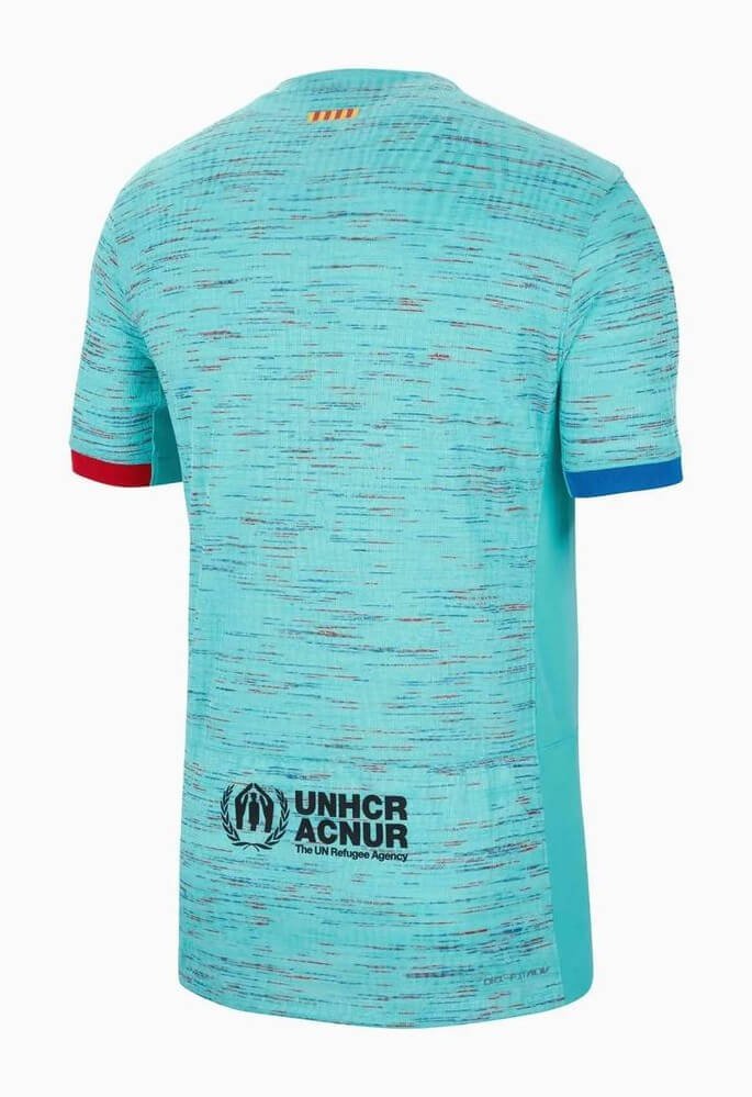 xGHUWPWnZ5Q3WyB Nova Camisa Barcelona 3 Azul Bebê 2023/24 Masculina