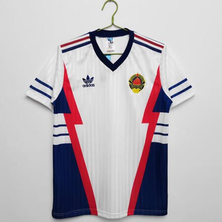 Camisa Iugoslávia Away Branca 1990 Masculina