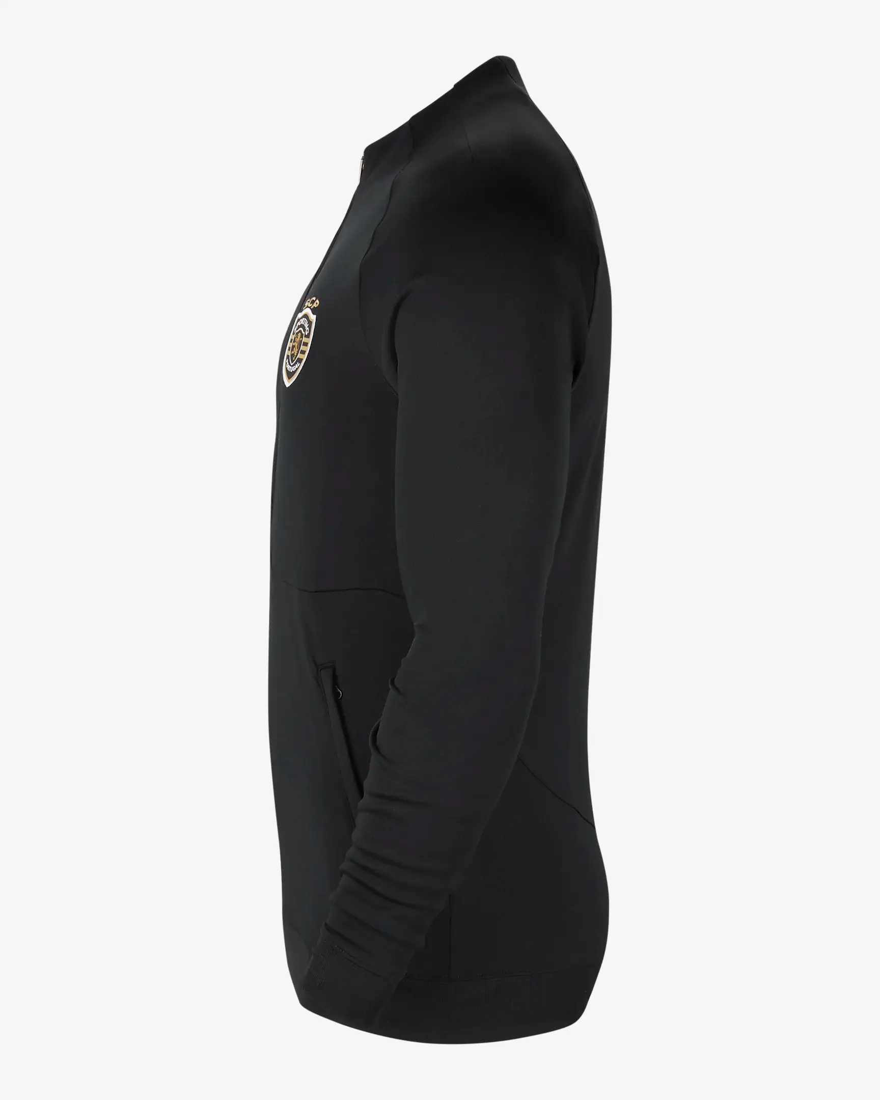 Jaqueta de Frio CR7 Sporting Portugal Preta 2023 Jaqueta de Frio CR7 Sporting Portugal Preta 2023