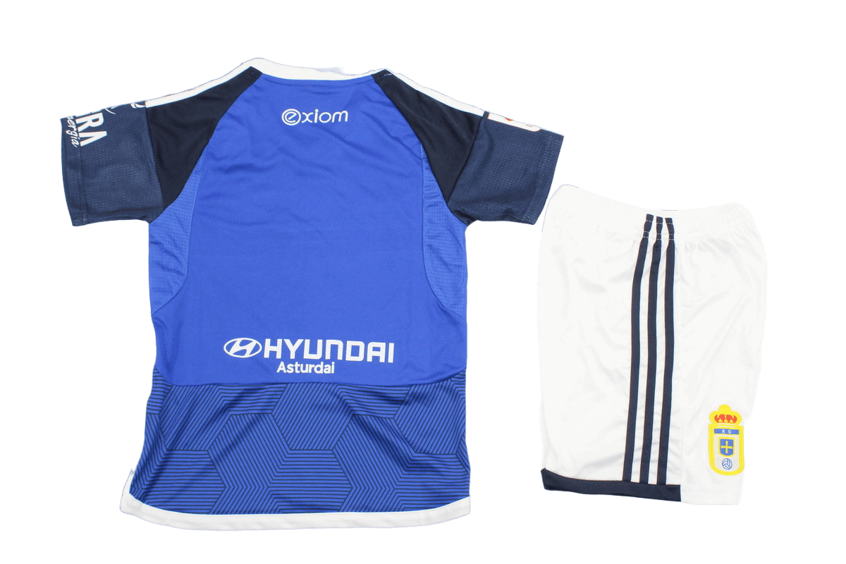Kit Infantil Real Oviedo Azul 2023/24 Unissex Kit Infantil Real Oviedo Azul 2023/24 Unissex