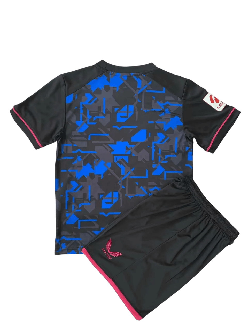 Kit Infantil Sevilla Azul/Preta 2023/24 Unissex Kit Infantil Sevilla Azul/Preta 2023/24 Unissex
