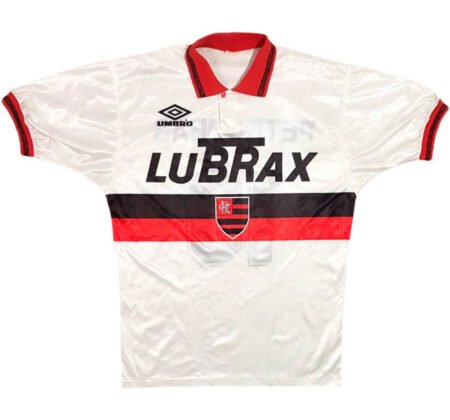 Camisa Flamengo 1994 Branca Lubrax Masculina