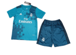 Kit Infantil Real Madrid Away Azul 2017/18 Unissex