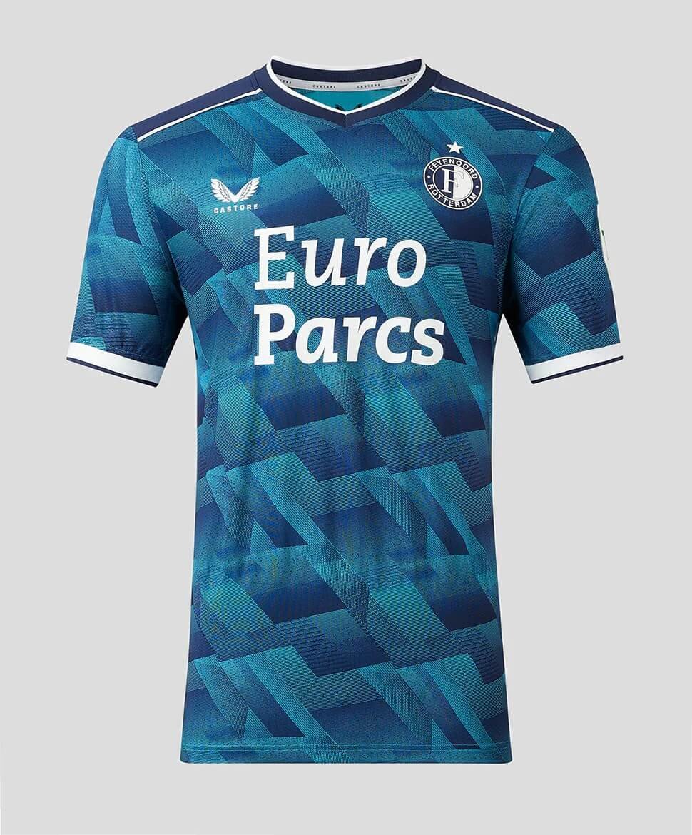 Camisa Feyenoord Azul Away 2023/24 Masculina Camisa Feyenoord Azul Away 2023/24 Masculina