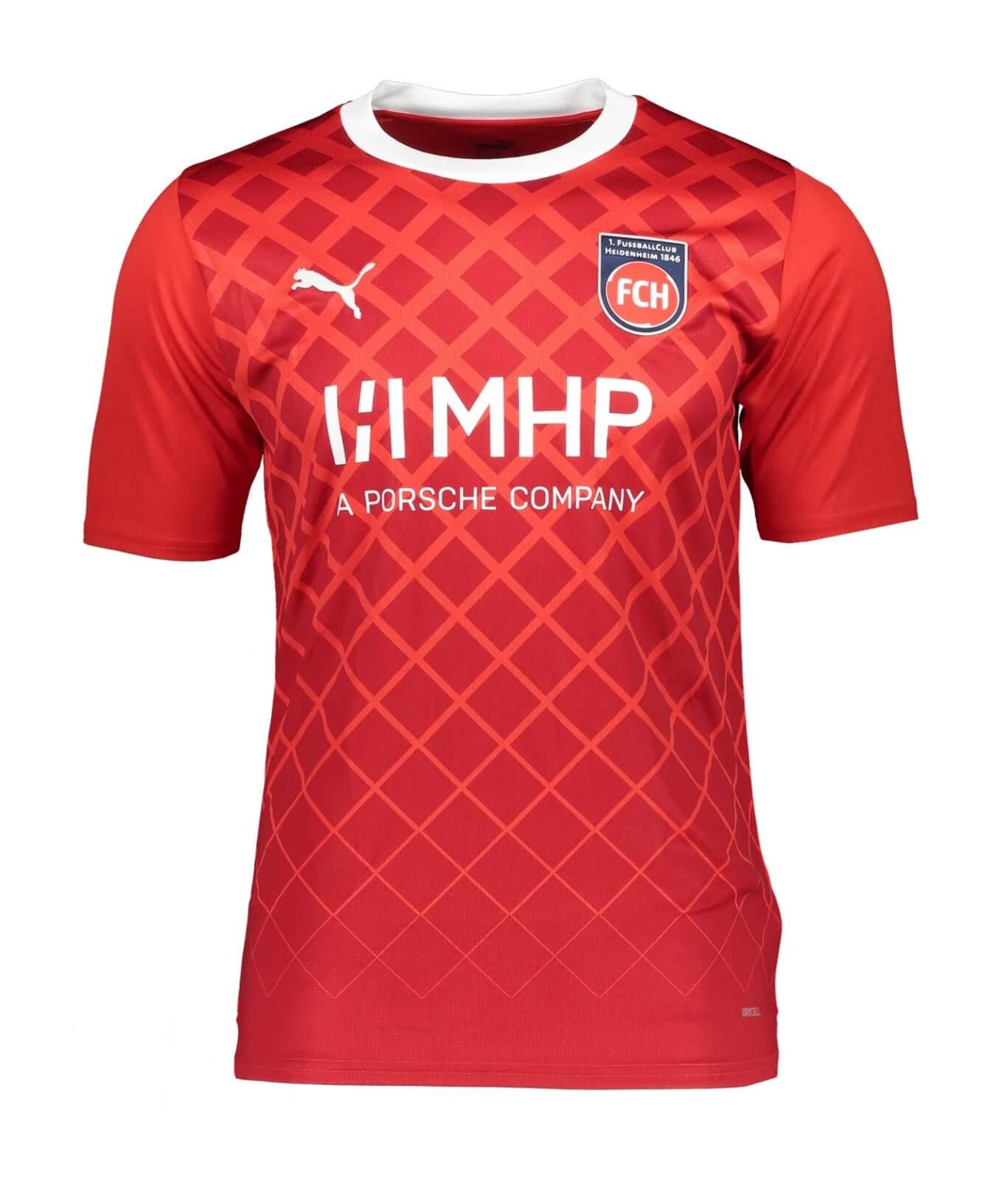Camisa Heidenheim Home Vermelha 2023/24 Masculina Camisa Heidenheim Home Vermelha 2023/24 Masculina