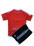 Kit Infantil Real Oviedo Vermelha 2023/24 Unissex