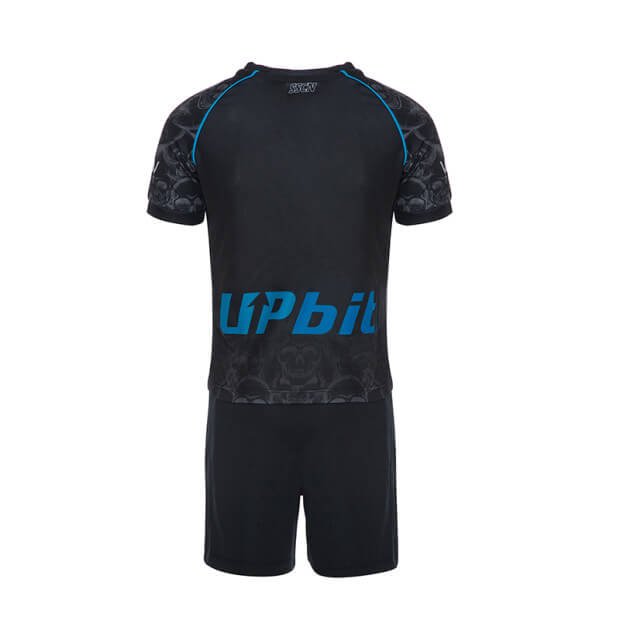 Kit Infantil Napoli Halloween Preta 2023/24 Unissex Kit Infantil Napoli Halloween Preta 2023/24 Unissex