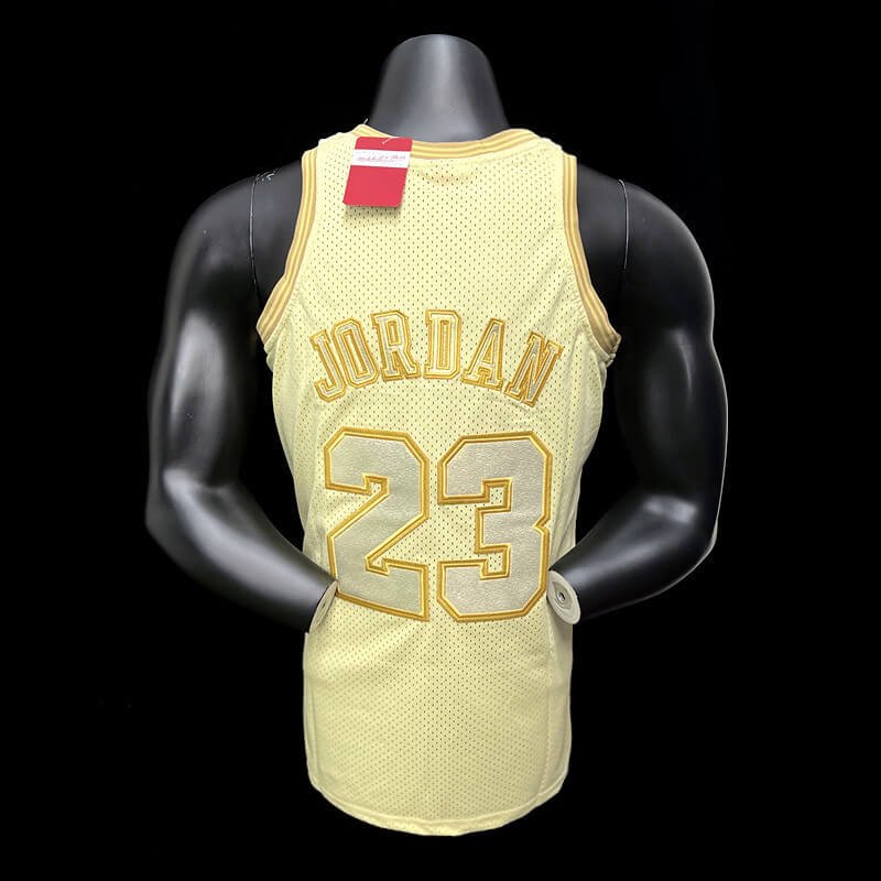 Camisa Regata Jordan #23 Dourada Especial Bulls Camisa Regata Jordan #23 Dourada Especial Bulls