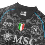 Nova Camisa Preta Halloween Napoli 2023/24 Masculina