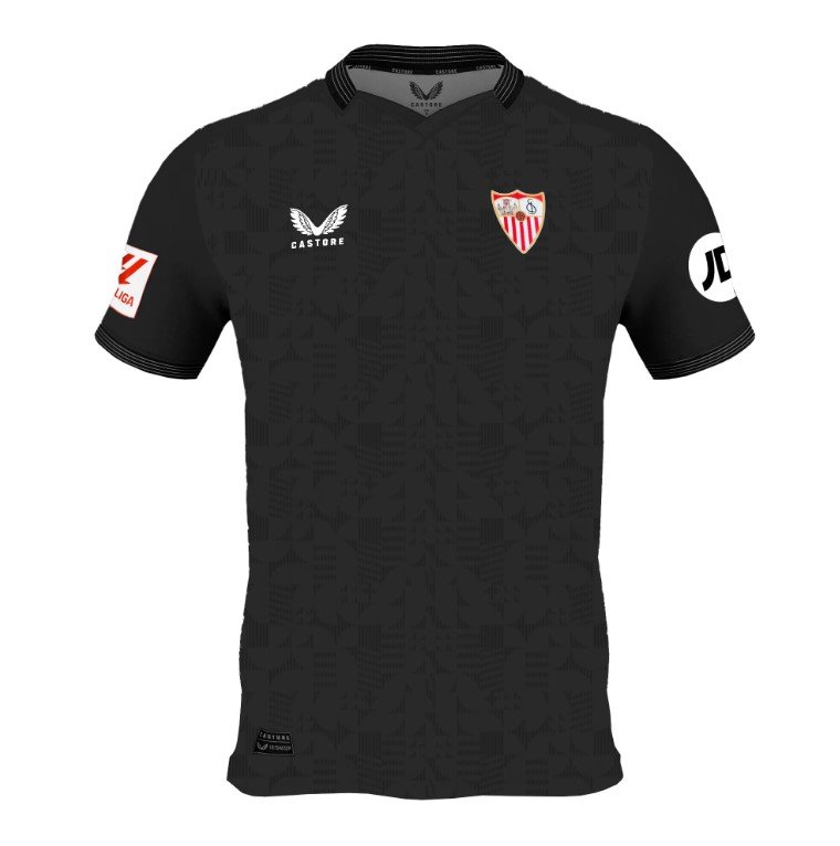 Camisa Sevilla Goleiro Preta 2023/24 Masculina Camisa Sevilla Goleiro Preta 2023/24 Masculina