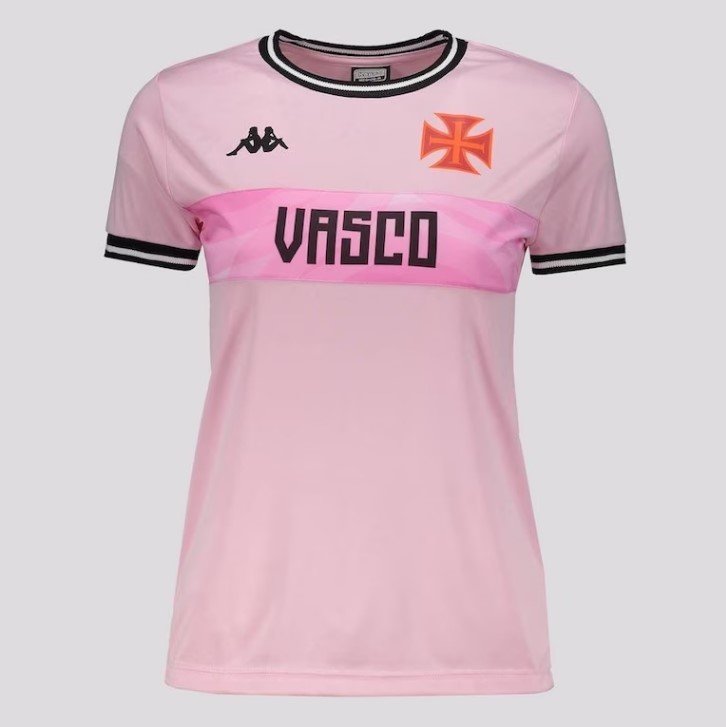 Camisa Vasco Outubro Rosa Feminina 2023/24 Camisa Vasco Outubro Rosa Feminina 2023/24