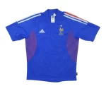 Camisa do Zidane 10 França Azul Home 2002