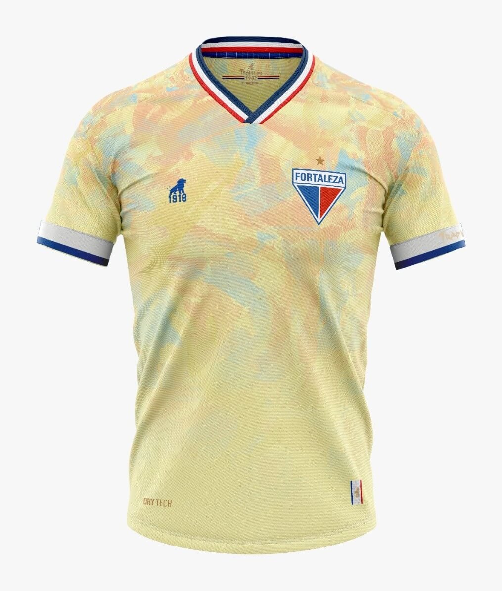 Camisa Fortaleza Comemorativa Dourada 2023/24 Masculina Camisa Fortaleza Comemorativa Dourada 2023/24 MasculinaCamisa Fortaleza Comemorativa Dourada 2023/24 Masculina