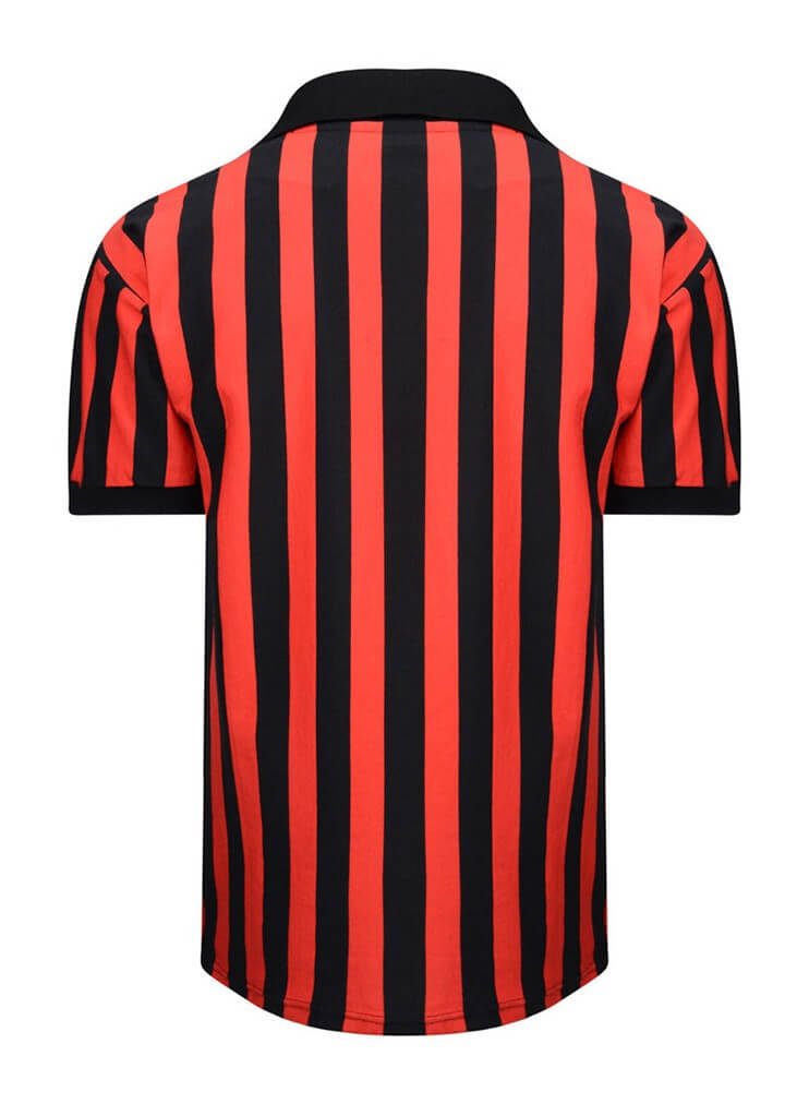 Camisa AC Milan 1963 Home Retrô Masculina Camisa AC Milan 1963 Home Retrô Masculina
