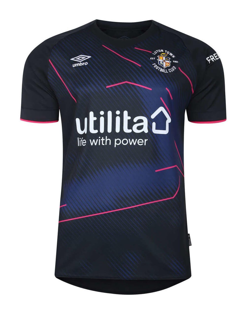 Camisa Luton Town Third Azul 2023/24 Masculina Camisa Luton Town Third Azul 2023/24 Masculina
