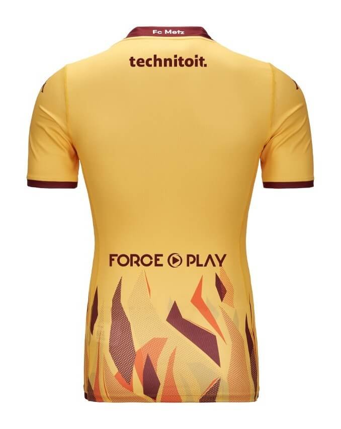 Camisa Metz Away Amarela/Vinho 2022/23 Masculina Camisa Metz Away Amarela/Vinho 2022/23 Masculina