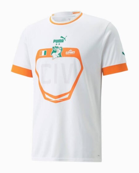Camisa Costa do Marfim Away Branca 2023/24 Masculina