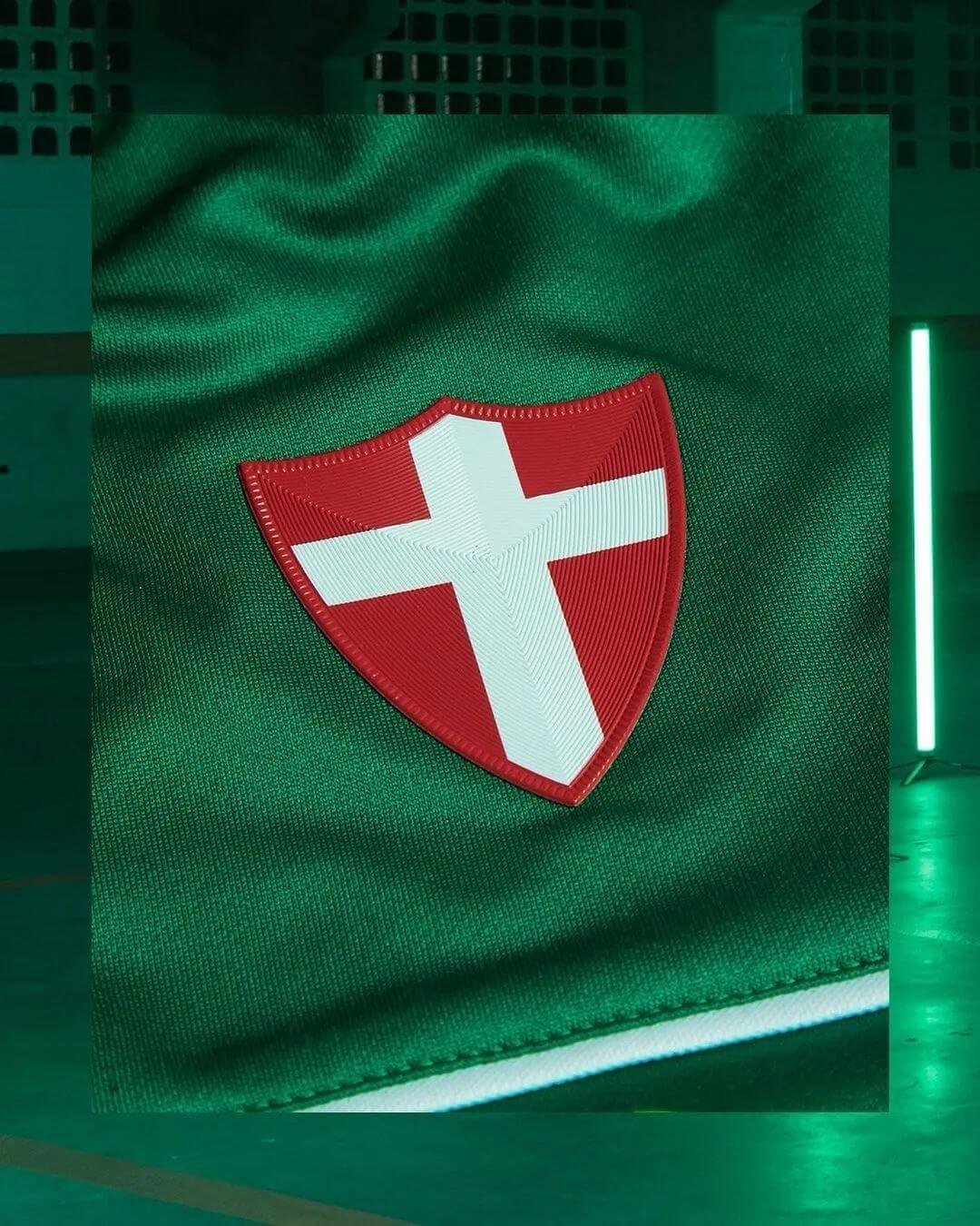 Camisa Abel Ferreira Palmeiras Motorsport Verde Botão 2023 Camisa Abel Ferreira Palmeiras Motorsport Verde Botão 2023