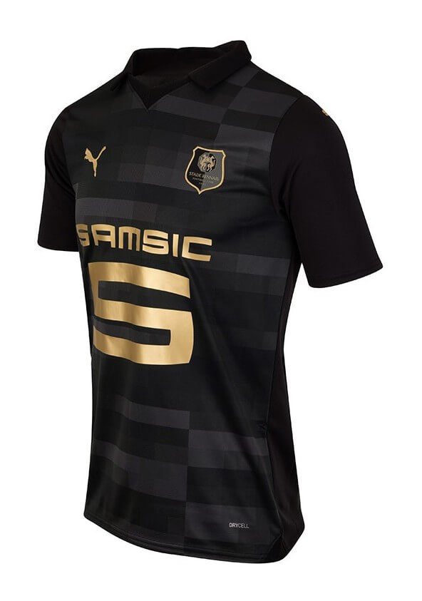Camisa Rennais Third Preta 2023/24 Masculina Camisa Rennais Third Preta 2023/24 Masculina