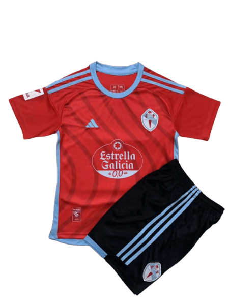 Kit Infantil Real Oviedo Vermelha 2023/24 Unissex