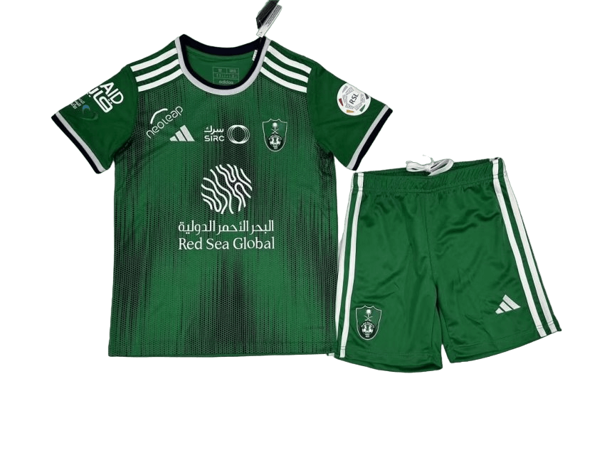Kit Infantil Al Ahly Verde 2023/24 Unissex Kit Infantil Al Ahly Verde 2023/24 Unissex